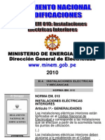 Norma EM.0.10 Instalaciones Electricas Interiores