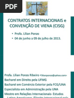 CURSO DE CONTRATOS INTERNACIONAIS e CONVENÇÃO DE VIENA (CISG