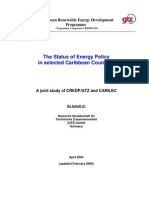 Download The Status of Energy Policy Study in selected Caribbean Countries 2005 by Detlef Loy SN17290150 doc pdf
