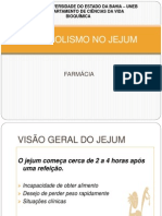 Metabolismo No Jejum - Bioquímica