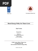 Download Rural Energy Policy for Timor-Leste 2008 by Detlef Loy SN17291145 doc pdf