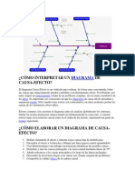 Cómo Interpretar Un Diagrama de Causa