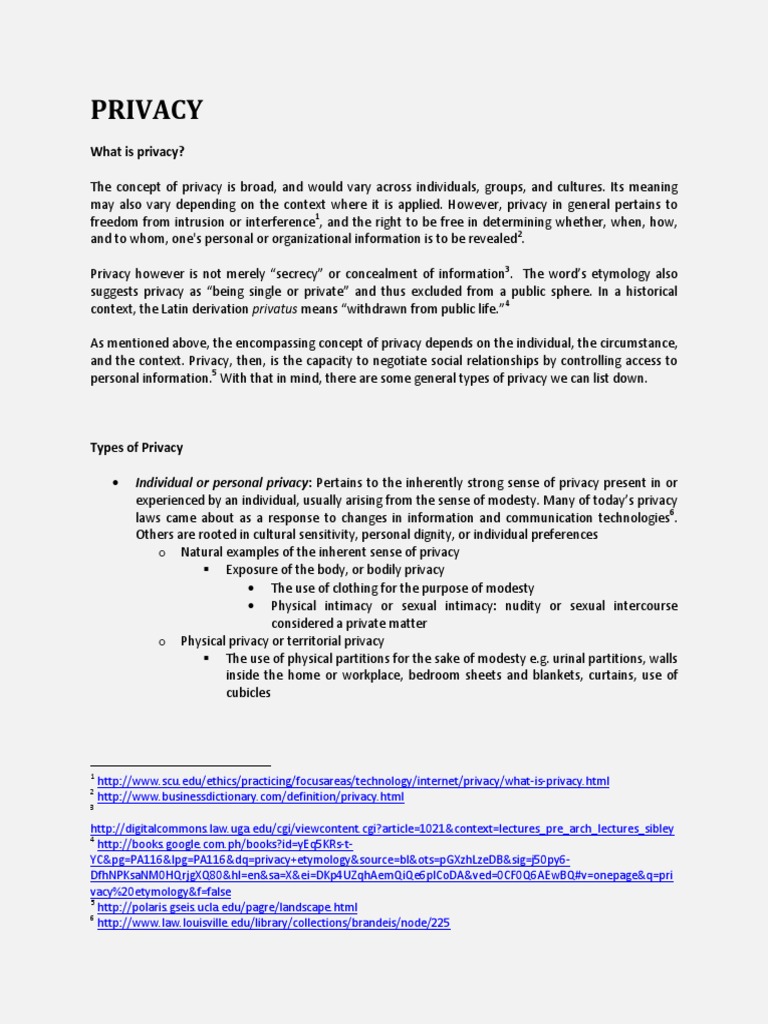 Research Paper On Privacy | PDF | Internet Privacy | Social Media