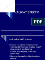 KALIMAT EFEKTIF Bahasa Indonesia