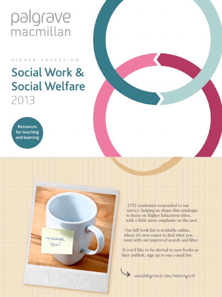 Palgrave Catalogue Socialwork Socialpolicymr PDF Empathy