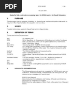 Purpose: Guide For Sub-Contractors Assessing Tasks For NOKIA Works For Saudi-Telecomm