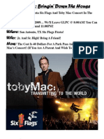 To by Mac Concert Flyer