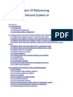 Harvard System of Ref