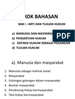 Materi Pengantar Ilmu Hukum I