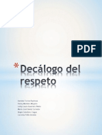 Decalogo - El Respeto