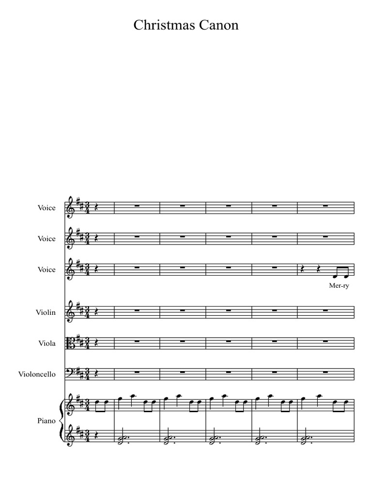 Christmas Canon  PDF