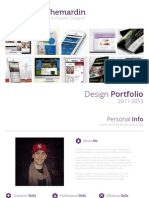 Design Portfolio - 2011/2013