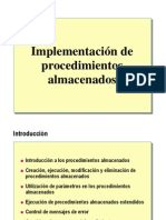 7.1. - Procedimientos Almacenados