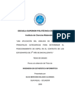 Aplicació de componentes principales categóricas