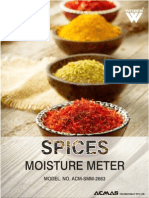 Spices Moisture Meter