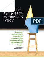 Wisconsin Flunks Economic Test