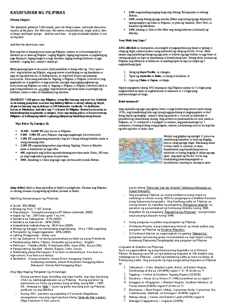 Kasaysayan NG Pilipinas  PDF