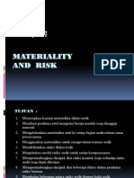 Materiality and Risk Arens Ch7