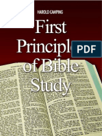 First Principle of Bible Study