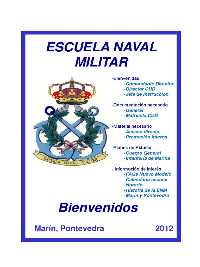 Escuela Naval Militar | PDF | Capitán (Fuerzas Armadas) | Evaluación