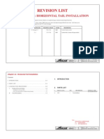 Chapter 11: Horizontal Tail Installation: Revision List