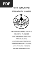 Teori Komunikasi Kelompok - Kel4