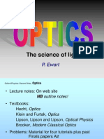 Optics 2011 Part 1 Slides