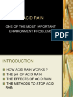 Acid Rain: One of The Most Important Environment Problems