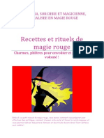 Recettes Et Rituels de Magie Rouge