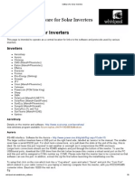 Software For Solar Inverters