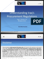 4 Jorge Iraq Procurement Laws Presentation 2012-11-27