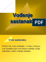 11 Predavanje Vodjenje Sastanaka