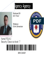 CIA ID Clearance Layout