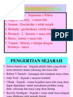 Pengertian Sejarah