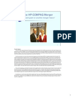 HP-COMPAQ Merger Analysis