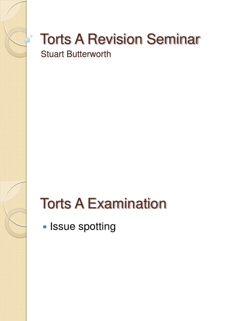 A Comprehensive Guide to Key Tort Law Concepts and Their Application ...