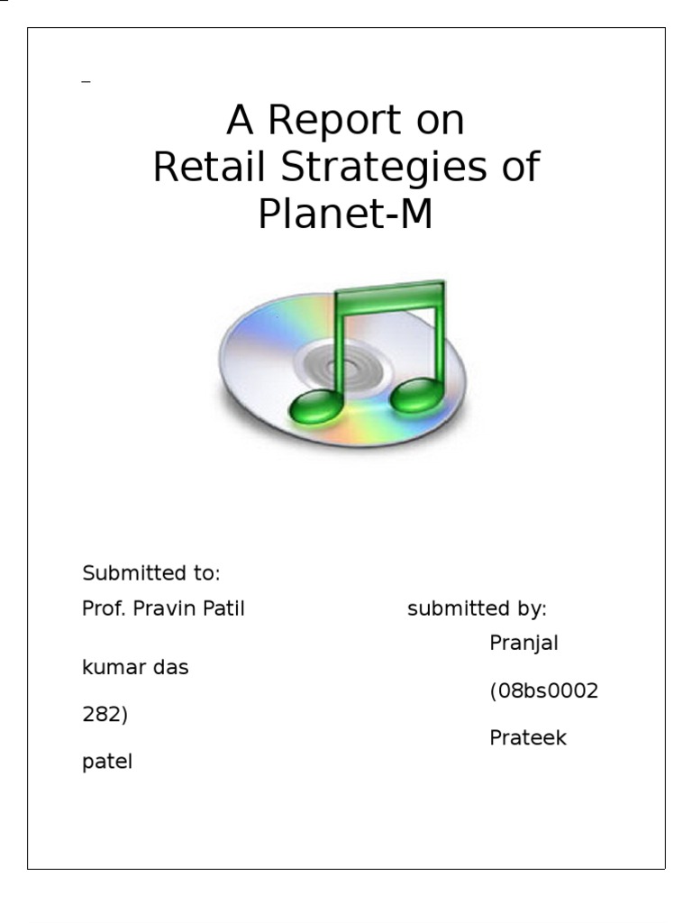 Retail Strategies of Planet M in India | PDF | E Bay | Retail