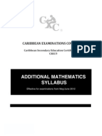 CSEC Additional Mathematics