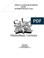 Student Handbook 2013-2014 Revisions 