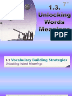 1.3 Unlocking Word Meanings, Prefexis