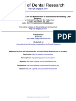 Journal of Dental Research: Surgery The Use of Antibiotics For The Prevention of Bacteremia Following Oral