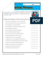 Adverb11 Adverbial Phrases Exercises