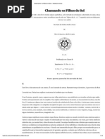 Chamando Os Filhos Do Sol