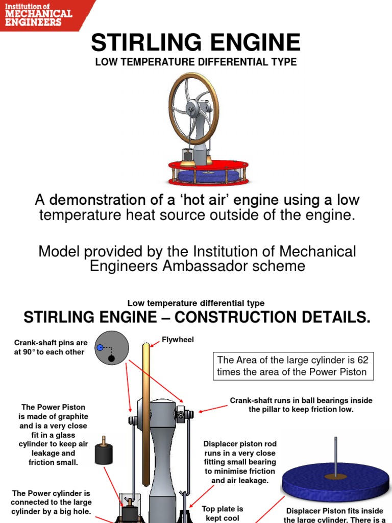 Low Temperature Differential Stirling Engine | PDF | Technology ...