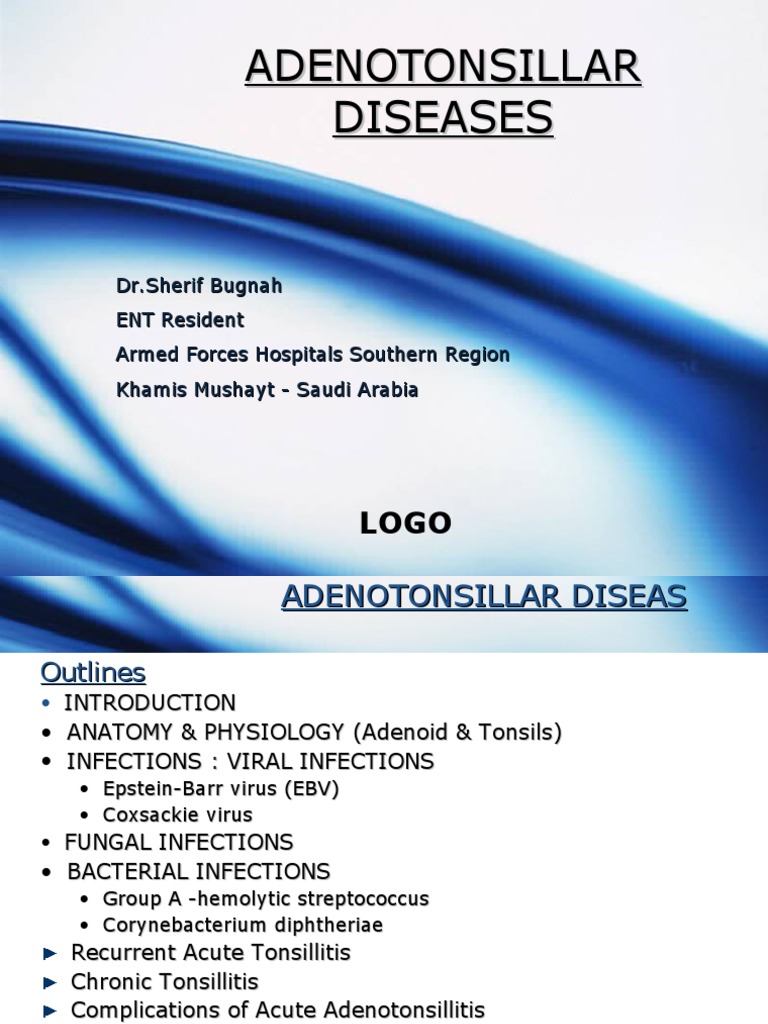 Adenotonsillar Diseases Drbugnah | PDF | Lymphatic System | Medicine