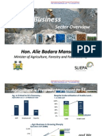 Agri - Business: Sector Overview