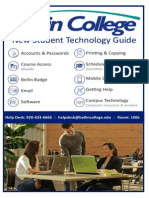 New Student Technology Guide: Accounts & Passwords Course Access Printing & Copying Schedules, Billing, Grades