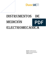 Instrumentos de Medición Electromecánica