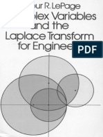 Complex Variables & The Laplace Transform For Engineers