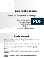 IDD Probleme Si Politici Sociale Curs II